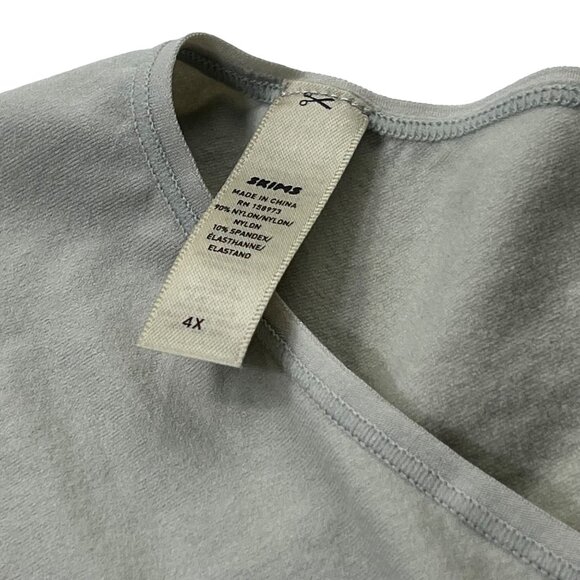 SKIMS‎ Light Essential Scoop Neck Bodysuit Talc Womens 4X - Picture 4 of 9